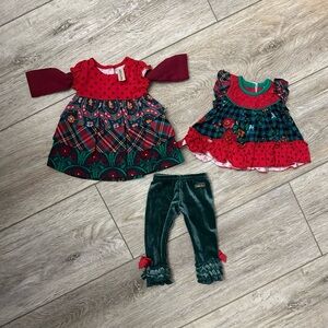Matilda Jane Mini Me Holiday Doll Clothes Set NWOT